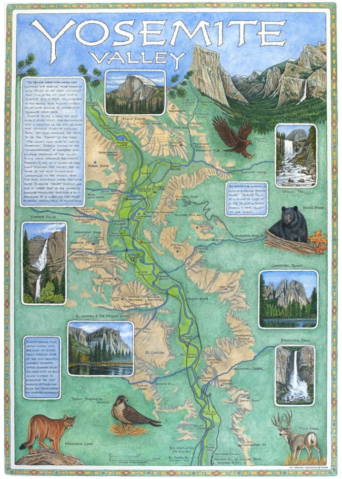 Yosemite large map